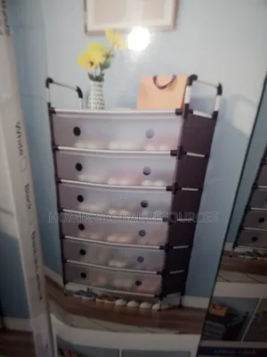 7-layers Shoe Cabinet Dustproof Storage Shelf