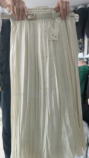 Pleated Long Skirt