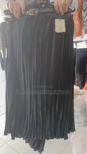 Pleated Long Skirt