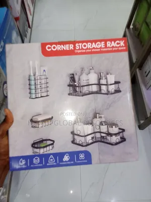 5-in-1 Multipurpose Corner Storage Rack