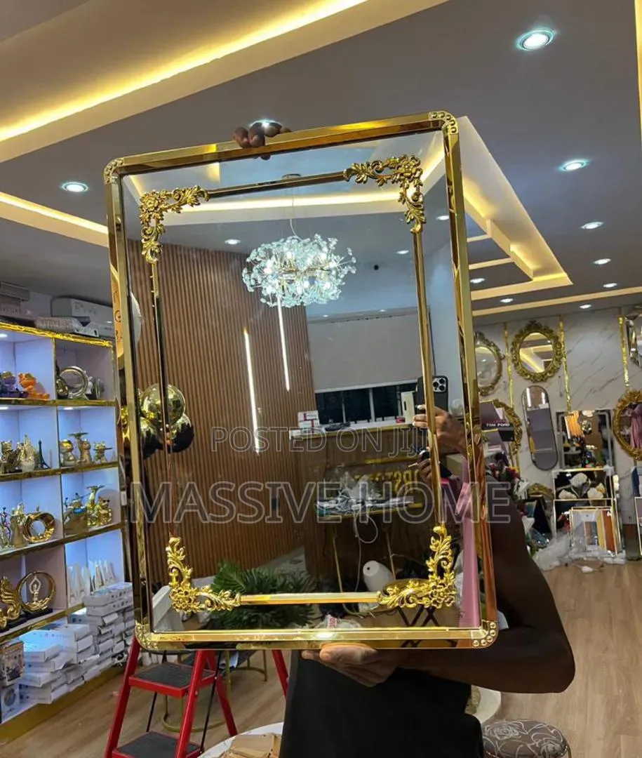 Gold Frame Mirror