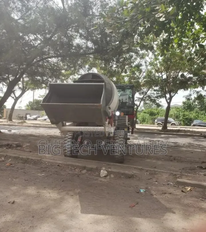 Concrete Mixer, Specifically A Self-loading Type Often Found In