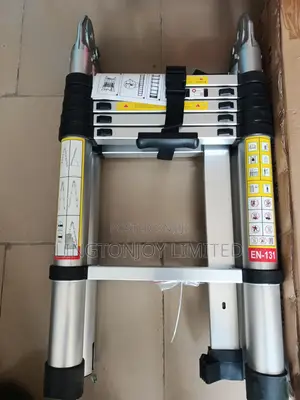 Telescopic Double Sided Ladder 3.8m (1.9m + 1.9m)