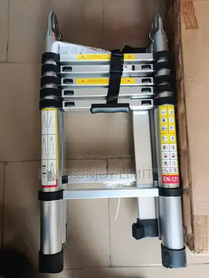 Telescopic Double Sided Ladder 3.8m (1.9m + 1.9m)