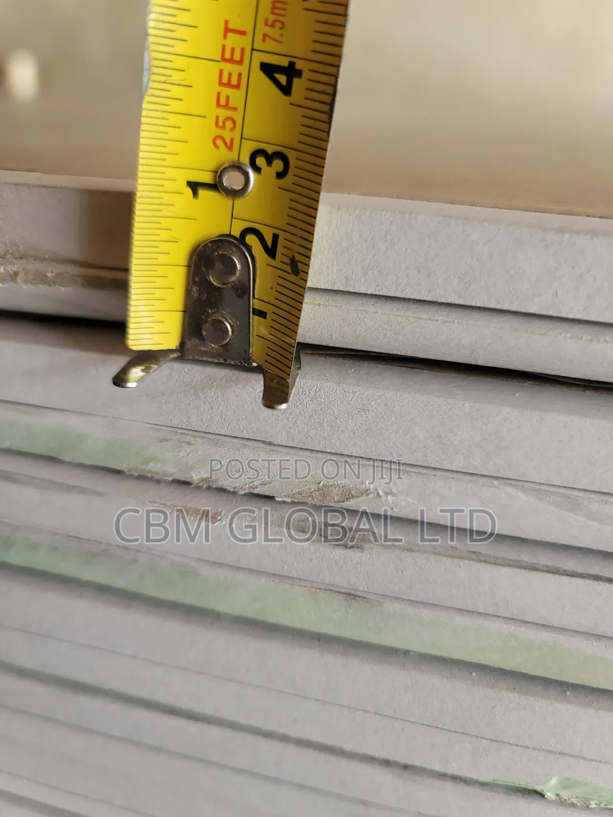 12.5mmx3m Gypsum Board