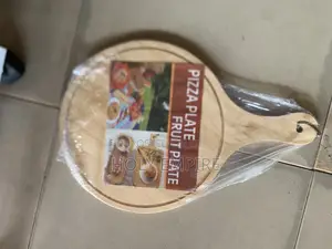 Durable Wooden Pizza Paddle Bamboo With Handle Bread Serving Board
