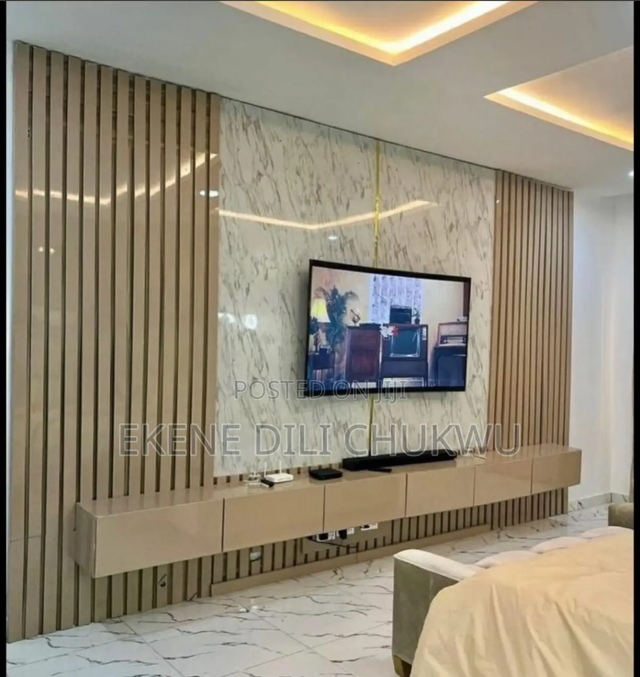 Upgrade Your Living Space With This Stunning Modern Tv Wall Panel,