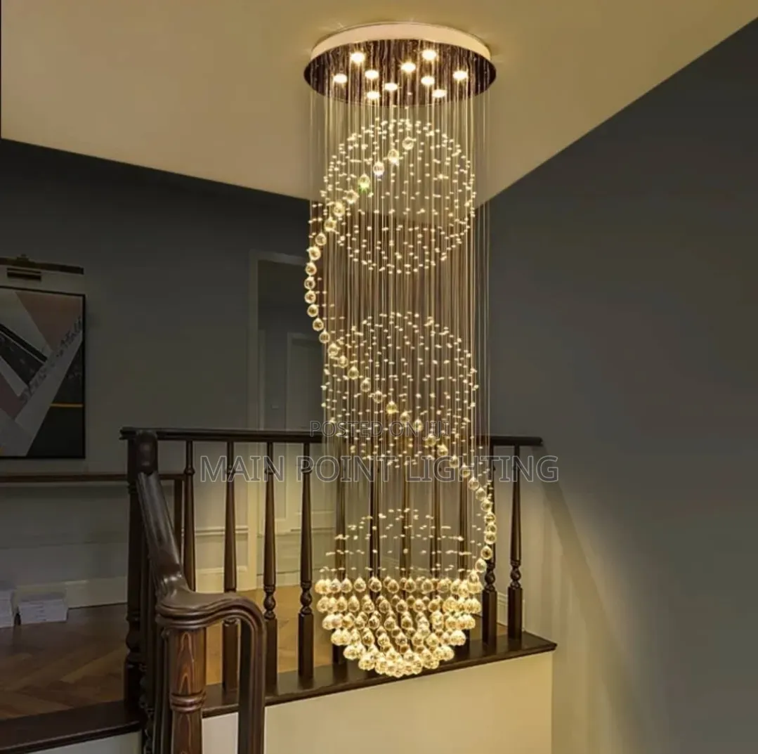 Duplex Staircase Chandelier Light