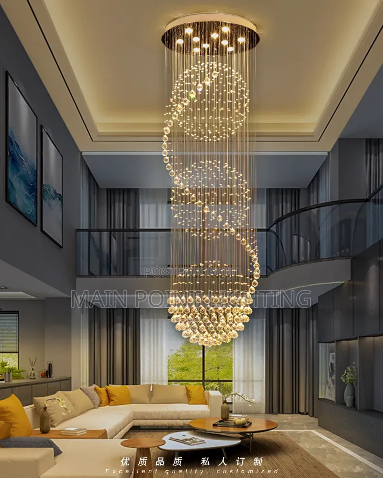 Duplex Staircase Chandelier Light