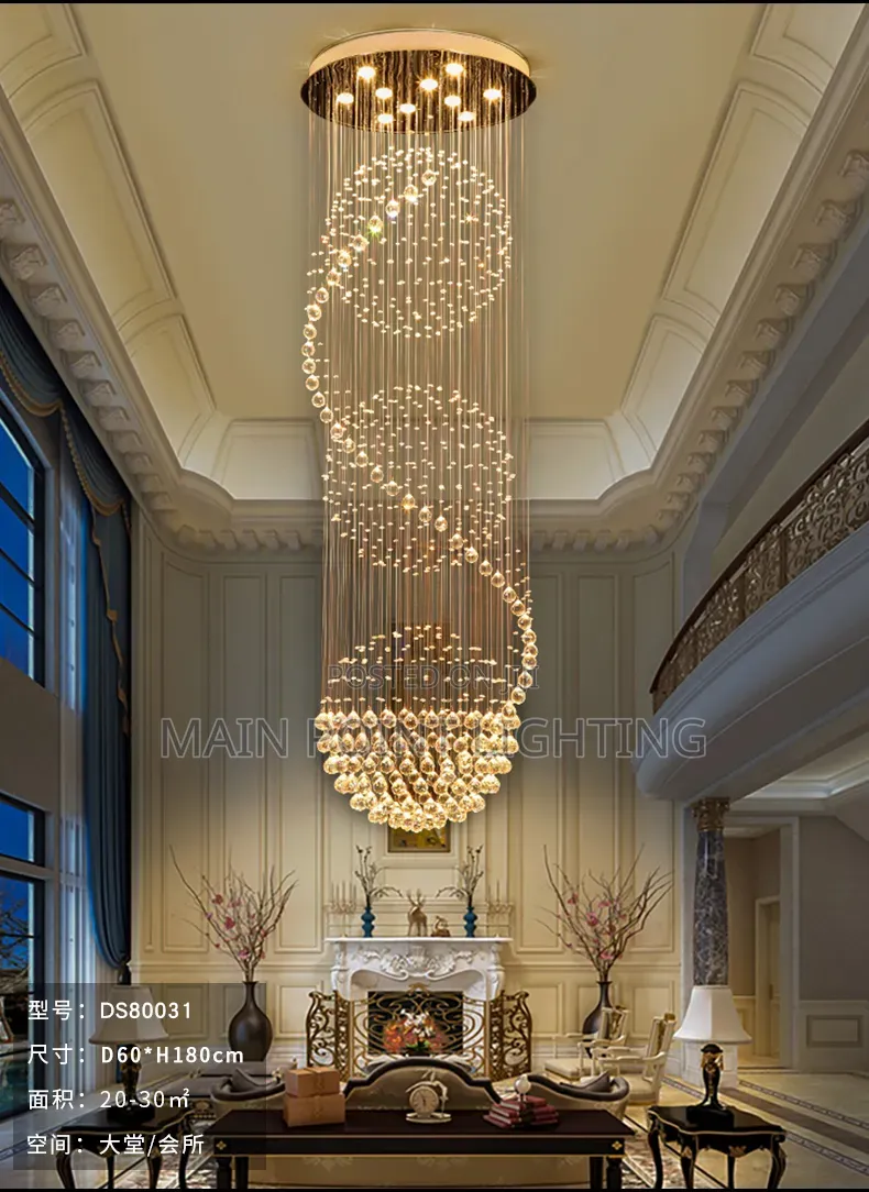 Duplex Staircase Chandelier Light
