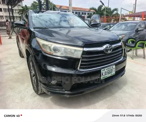 Toyota Highlander XLE V6 4x4 (3.5L 6cyl 6A) 2016 Black