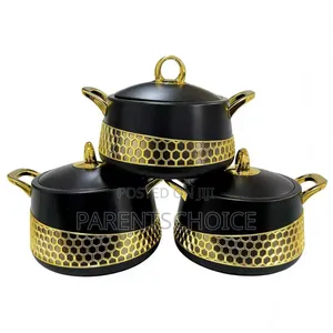 Gold Honeycomb 2l 2.5l 3l Insulated Casserole