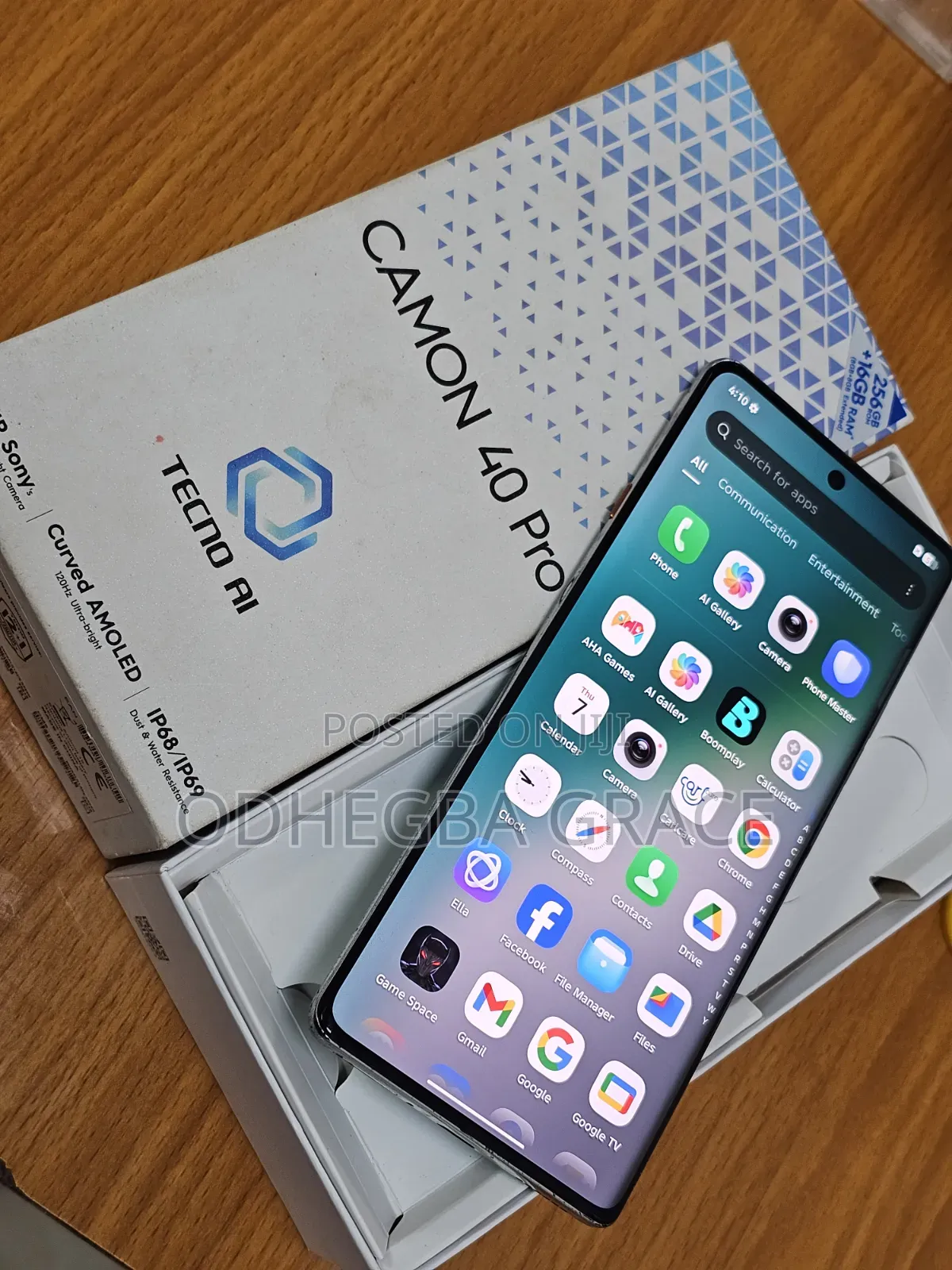 Tecno Camon 40 Pro 4G 256 GB Green