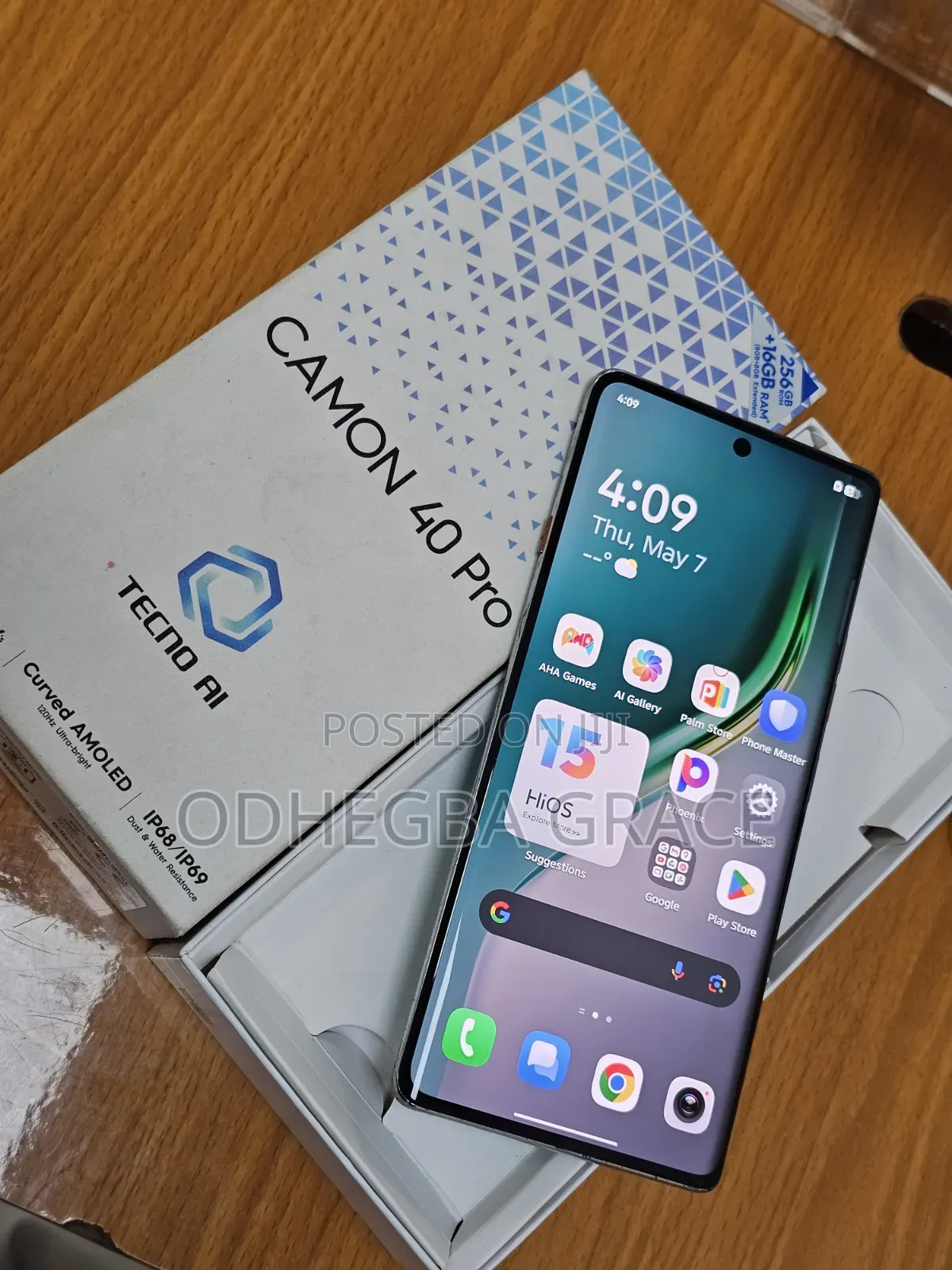Tecno Camon 40 Pro 4G 256 GB Green