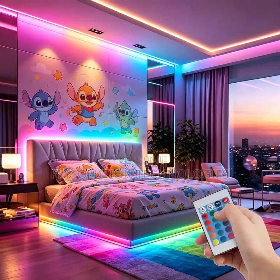 10m Led Strip Lights RGB Color Changing Led Strip With Remote Control