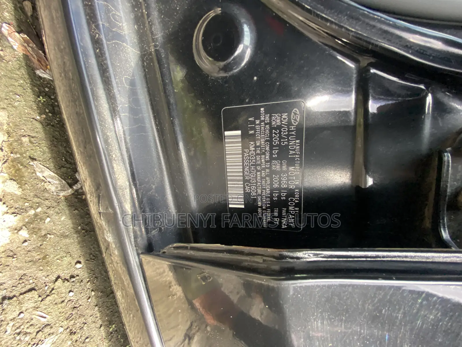 Hyundai Elantra 2016 Black