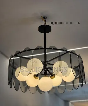 Modern Simple Rall Copper Led Pendant Lamp Indoor Lighting Chandelier