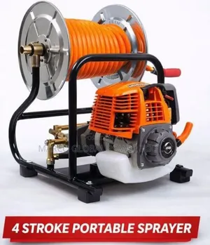 4stroke Potable Sprayer Machine High Pressure With 100 Meters Hoos