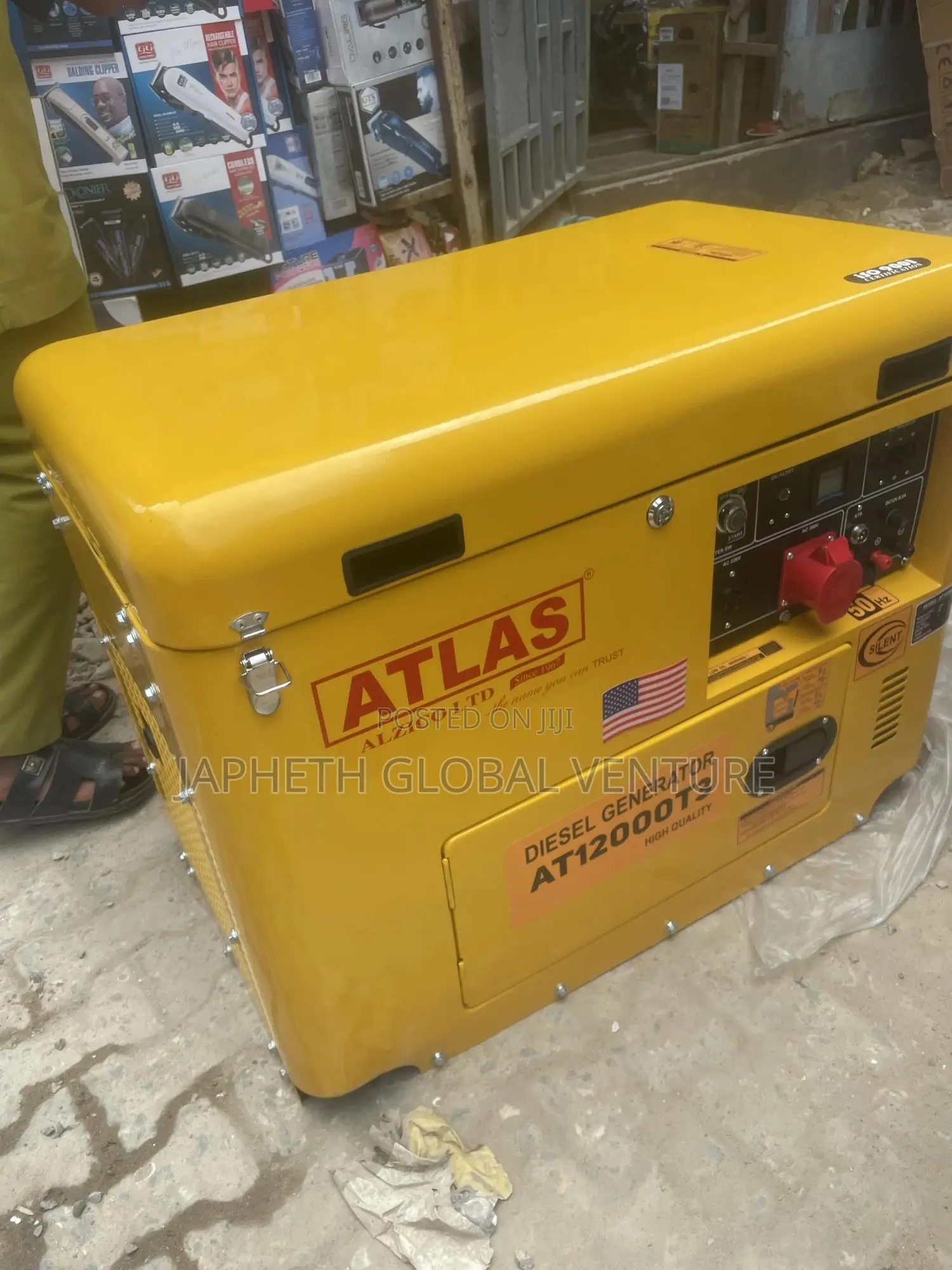 Atlas 10kva Key Start Soundproof Generator