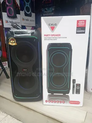 Exlg 12" Party Sound Speaker With Microphone