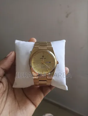 Open Box Poedager Yellow Gold Watch