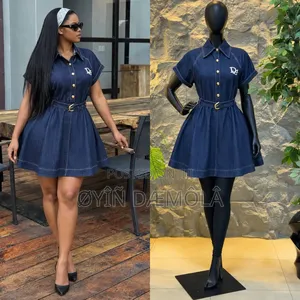 Denim Midi Dress