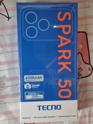 New Tecno Spark 50 128 GB Blue