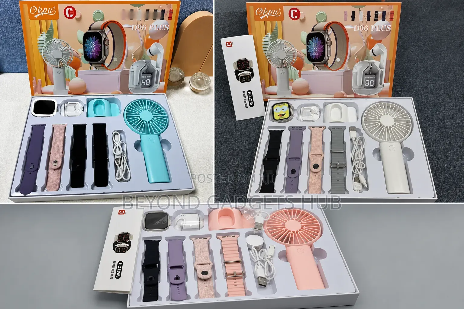 D96 Plus Smart Watch Wireless Accessories Set