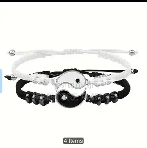 Woven Bagua Bracelet Set, Woven Couple Bracelet Gift for Best Friends