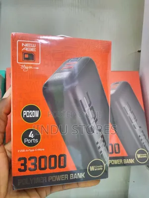 Original New Age Pd20w 33000mah Turbo Ultra 11 Power Bank