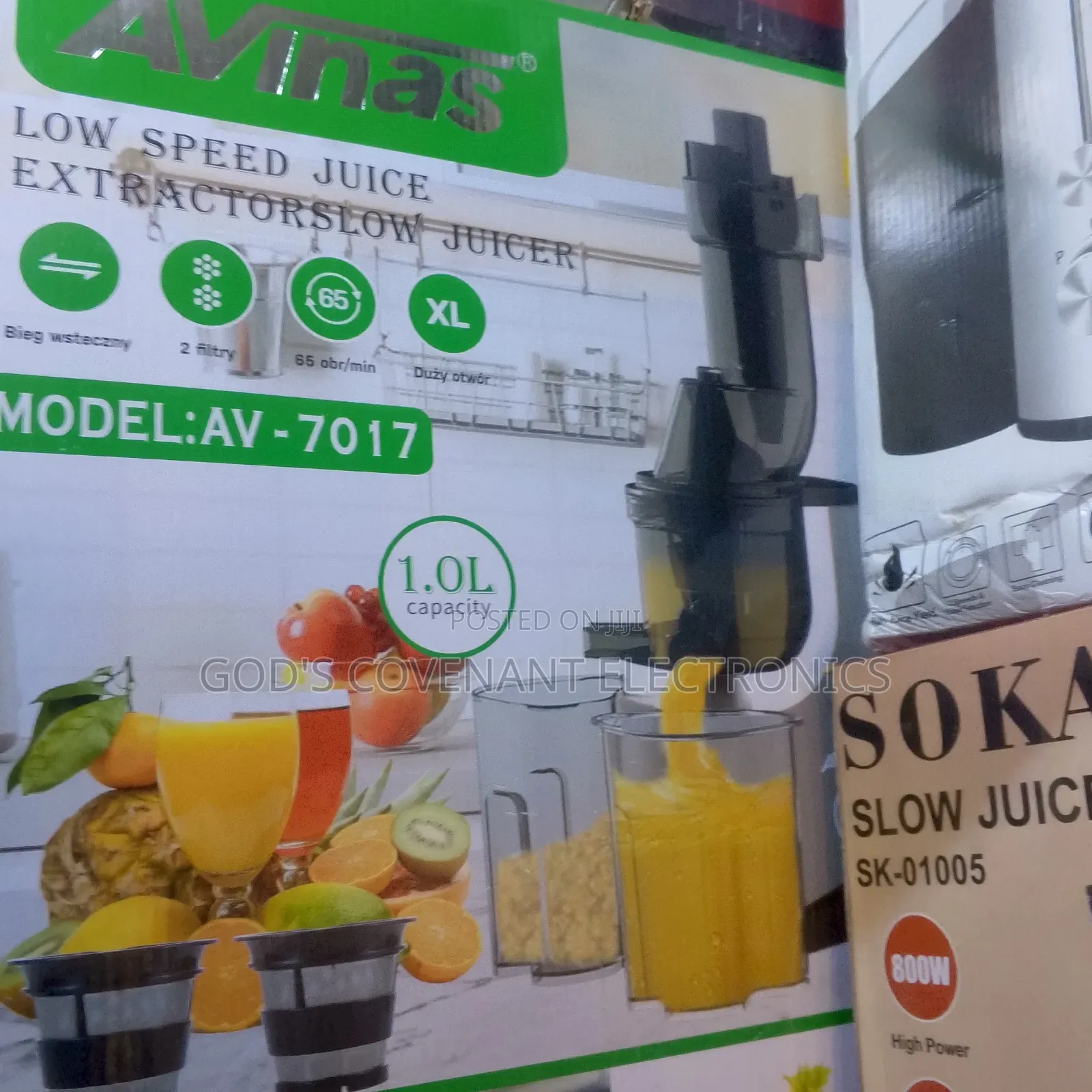Avinas Slow Juicer Machine