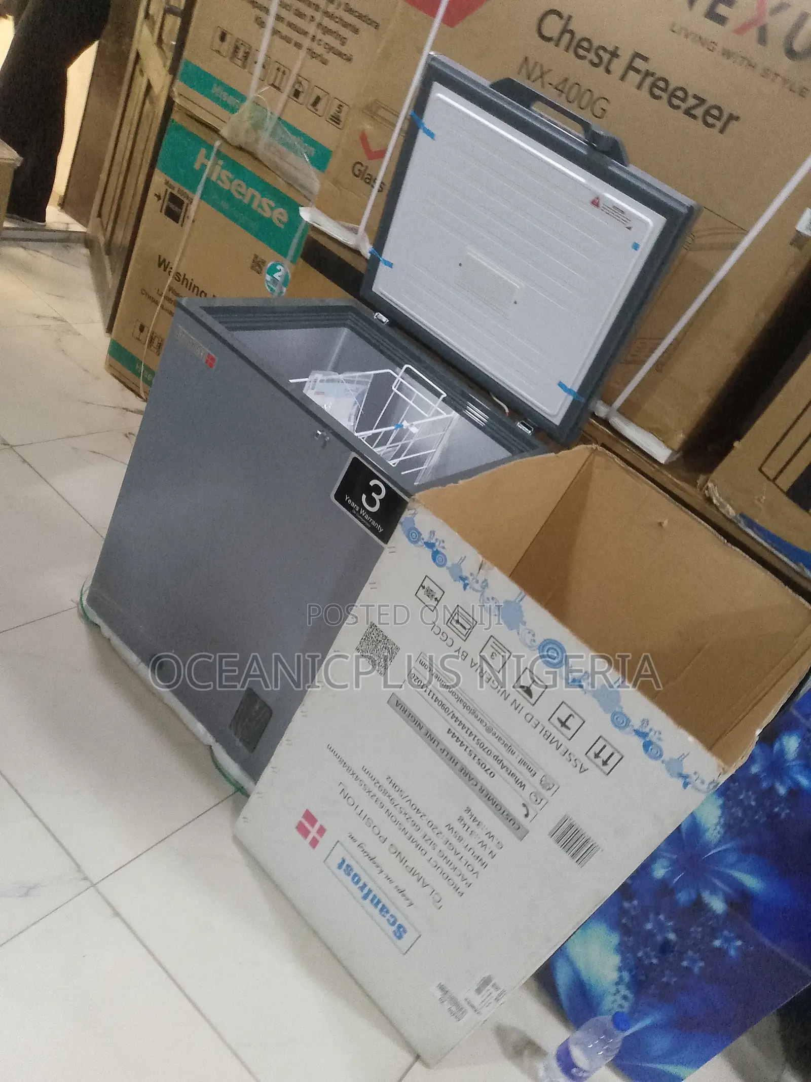 Scanfrost Sfl151 Low Noise Deep Freezer
