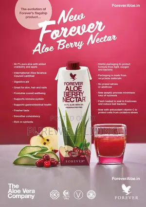 Forever Living - Aloe Berry Nectar, 90.7% Pure Aloe Vera Gel