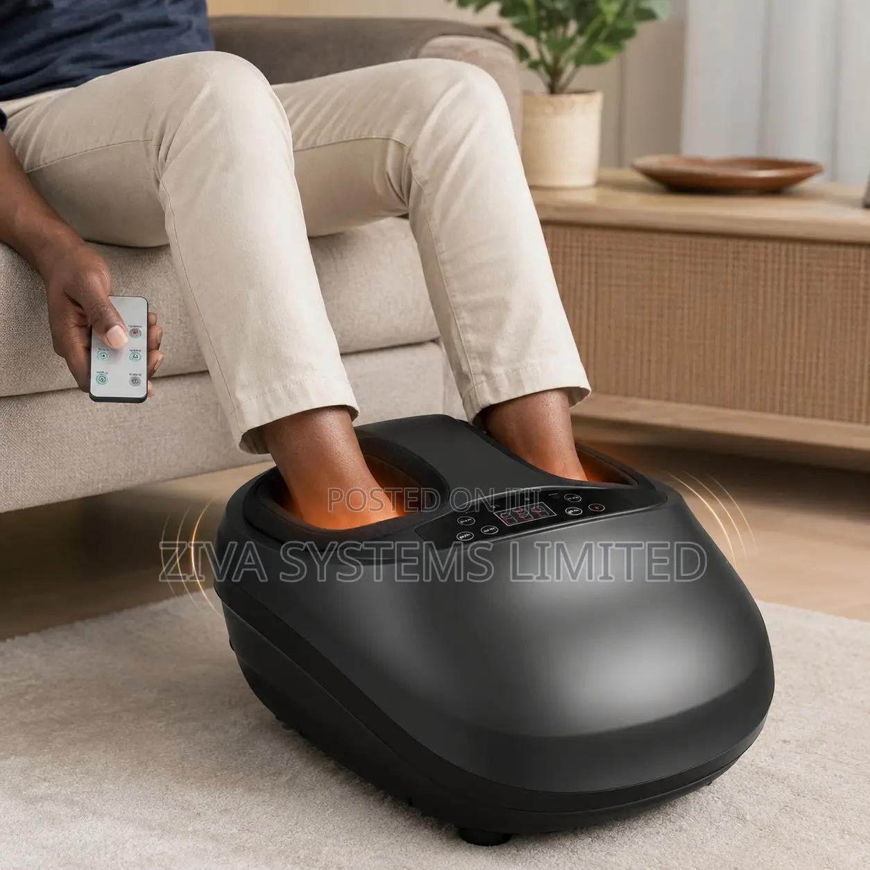 4d Foot Massager With Heat, Kneading Remote Control