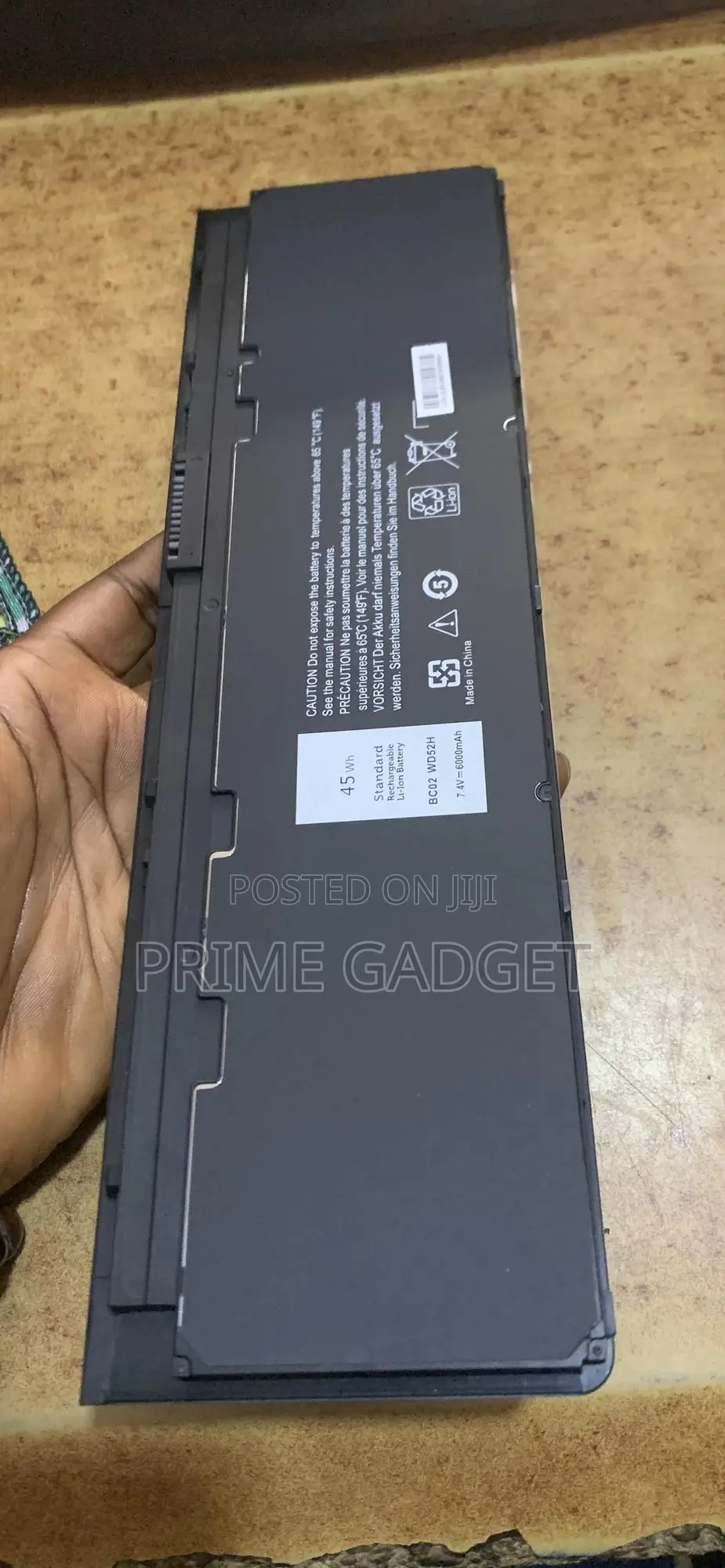 E7240,e7250/Wd52h Battery