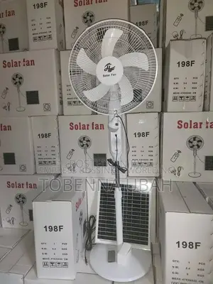 Generic 16" Rechargeable Solar Fan
