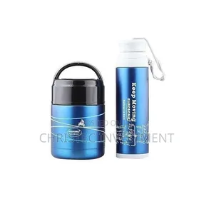 Eurosonic Children Food Flask 2in1 and Water Flask Combo