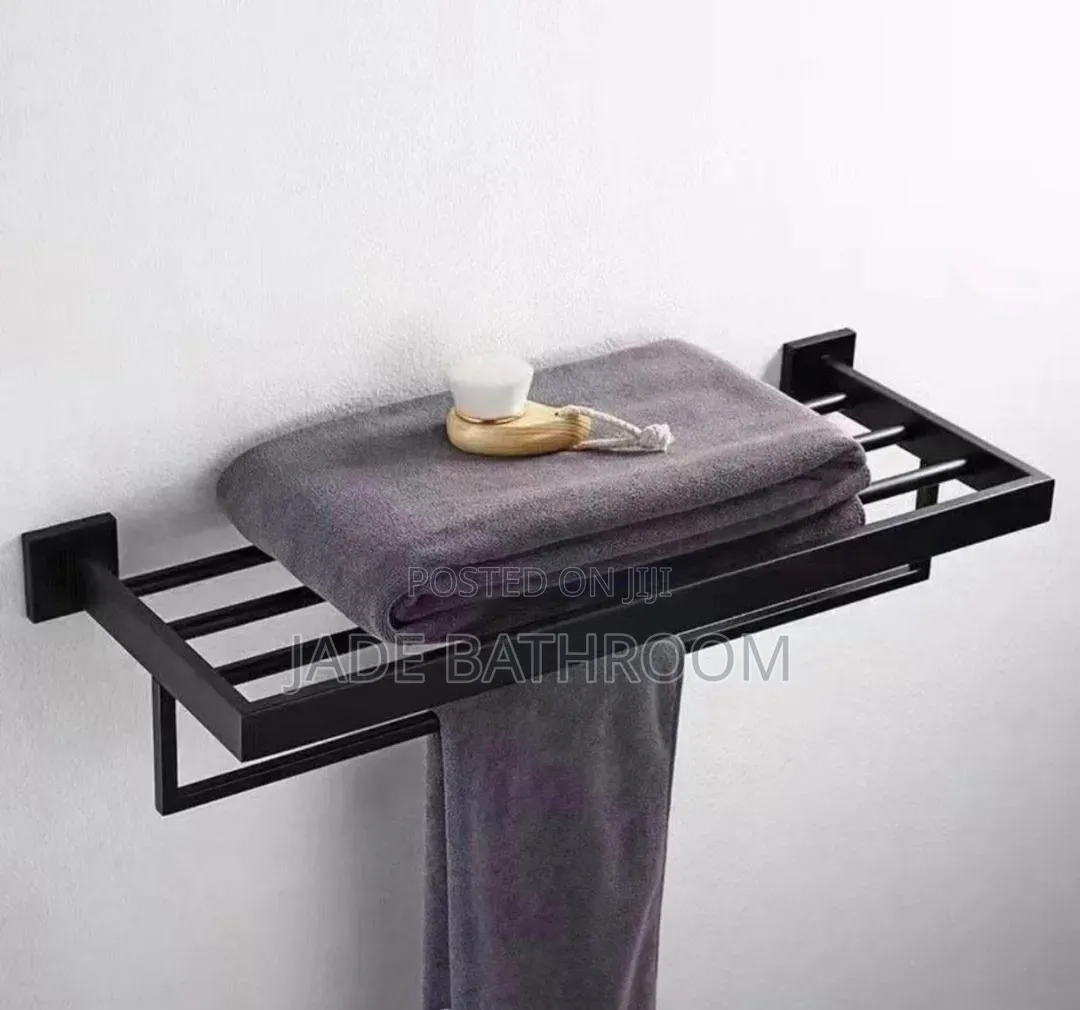 Multiple Towel Hanger Black