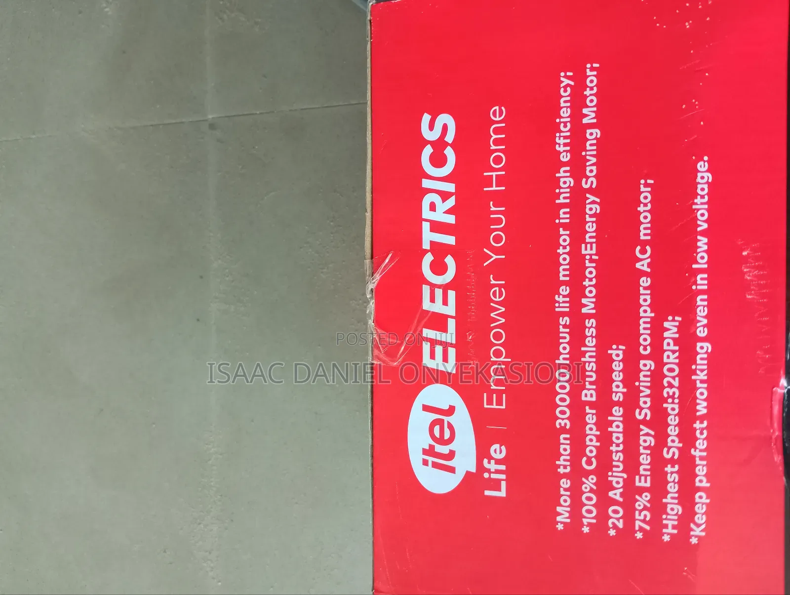 Itel D5642w Ac/Dc Solar Fan