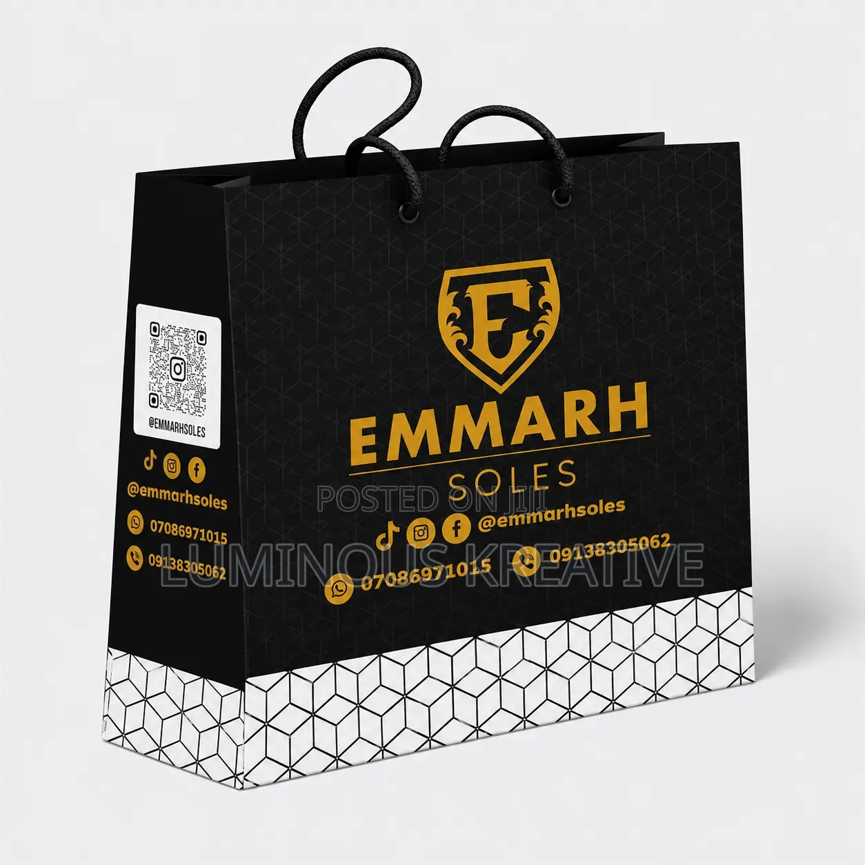 A2 Size Paper Bag