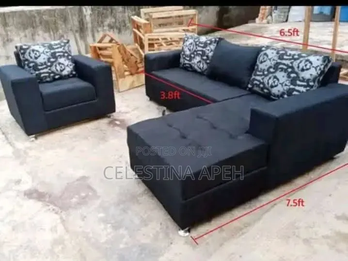 L Shape and Single Sofa