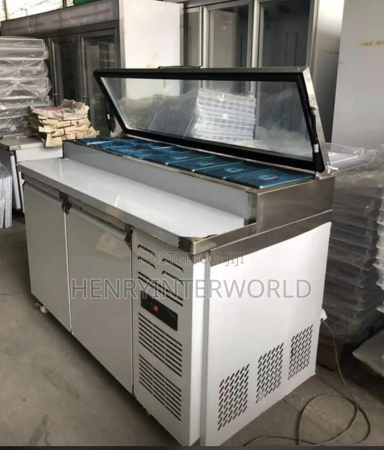 Salad Bar With Work Bench