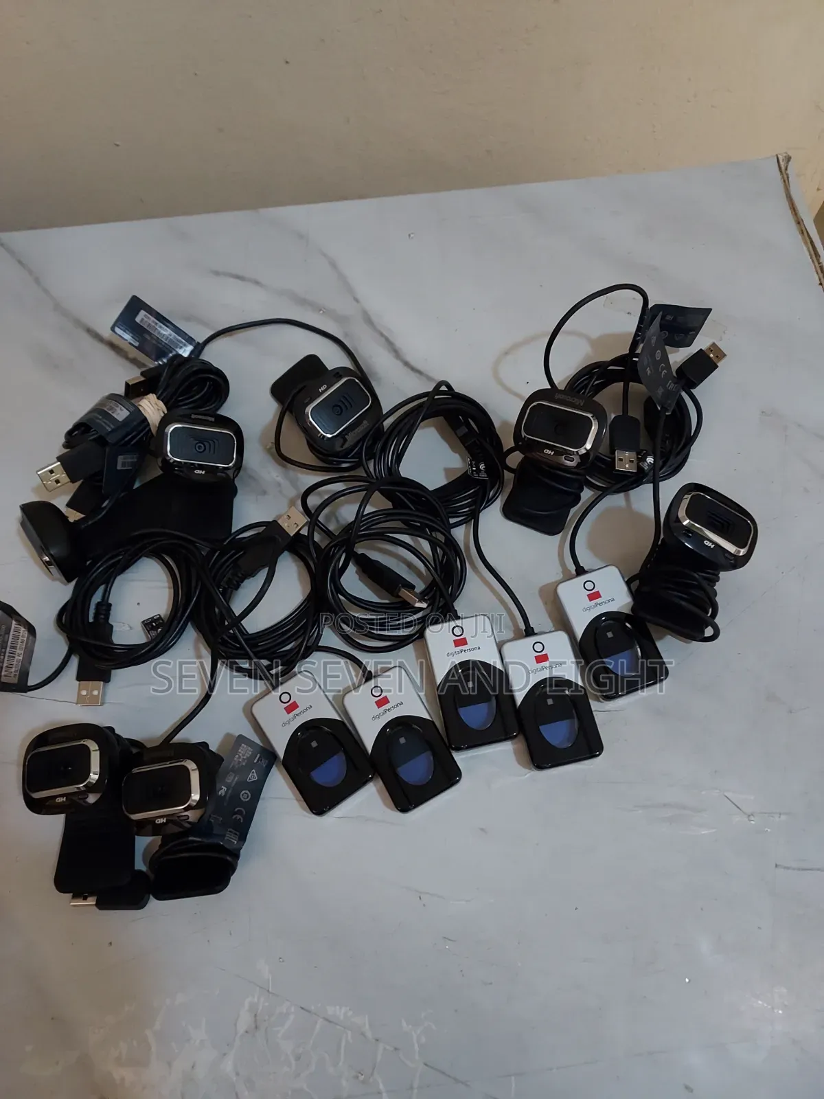 Microsoft Hd 3000 Webcam+ Digital Persona Fingerprint Scanner