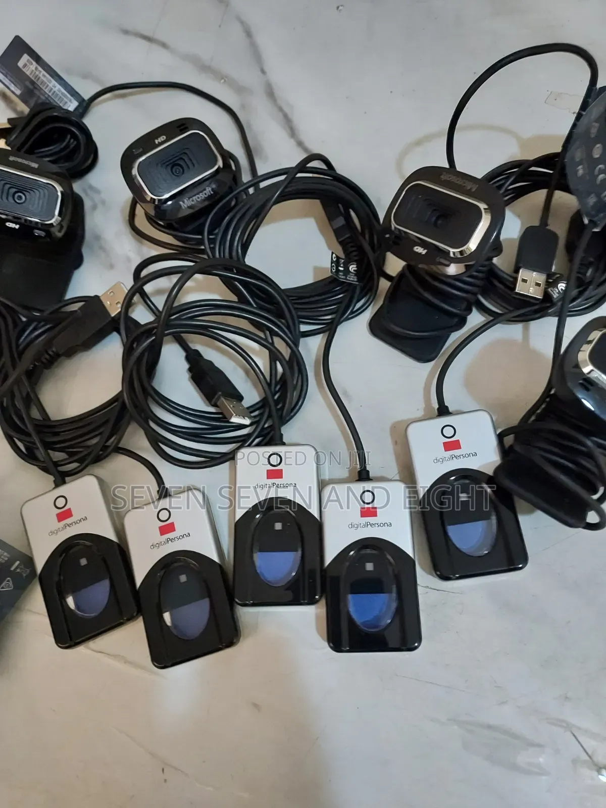Microsoft Hd 3000 Webcam+ Digital Persona Fingerprint Scanner