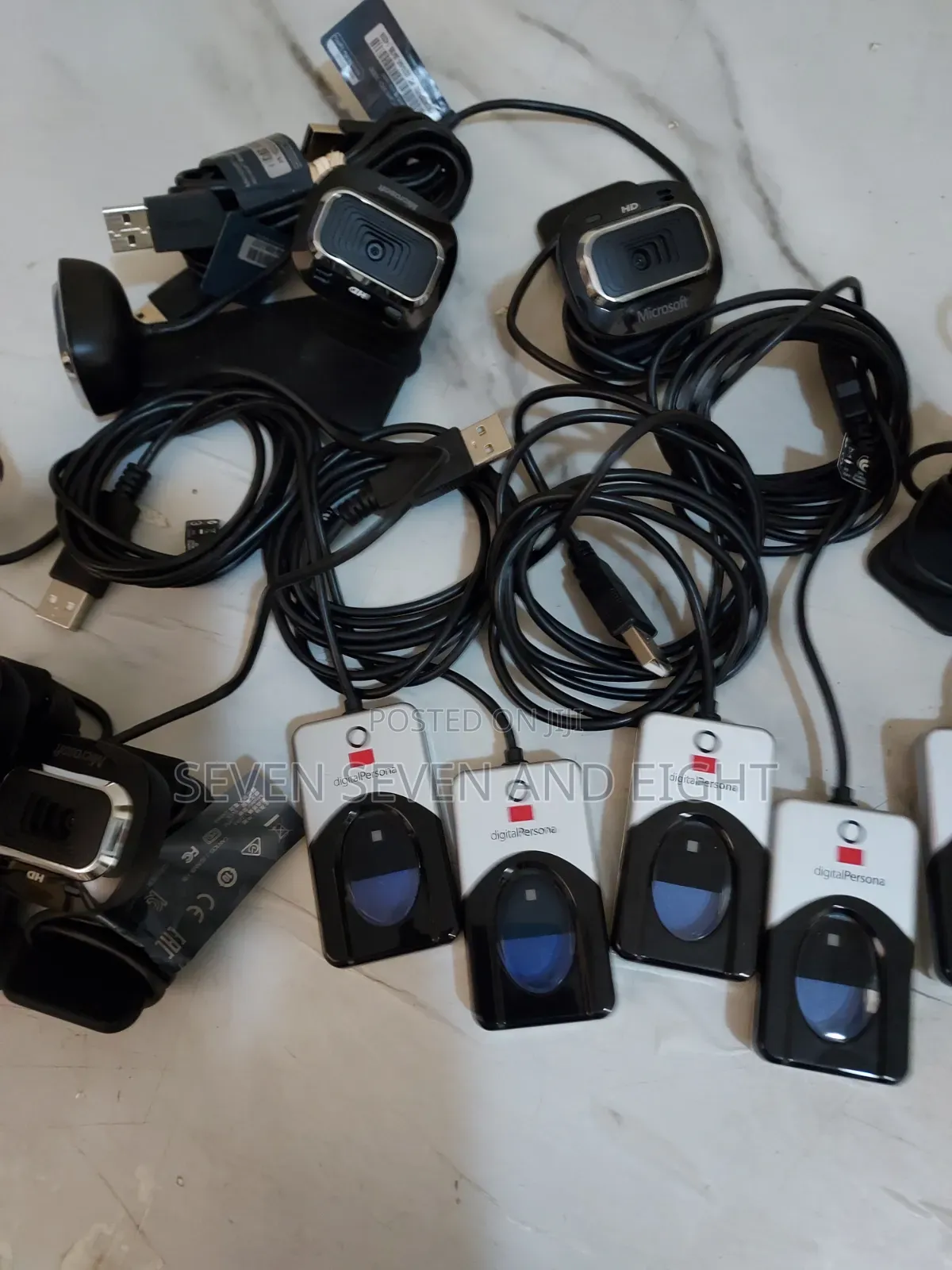 Microsoft Hd 3000 Webcam+ Digital Persona Fingerprint Scanner