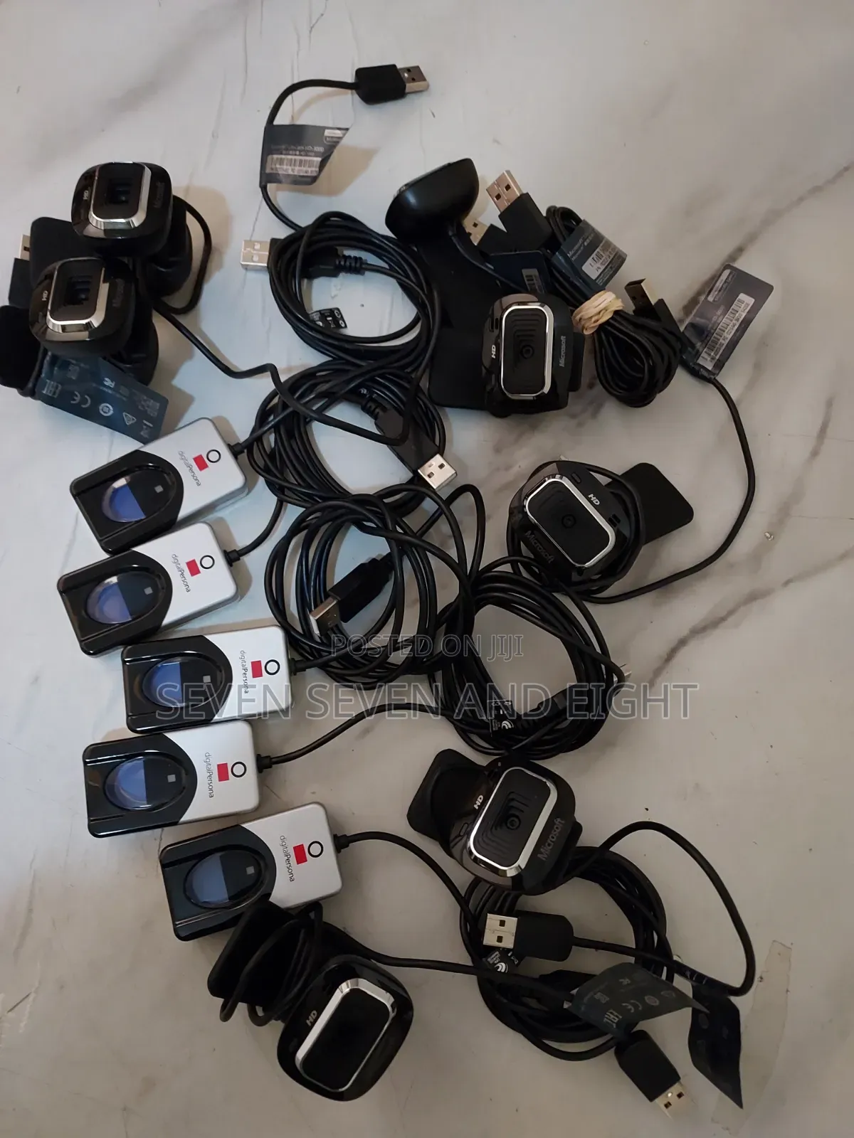 Microsoft Hd 3000 Webcam+ Digital Persona Fingerprint Scanner