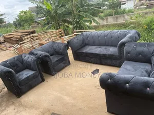 Complete Set of Sofa Made With Fabric