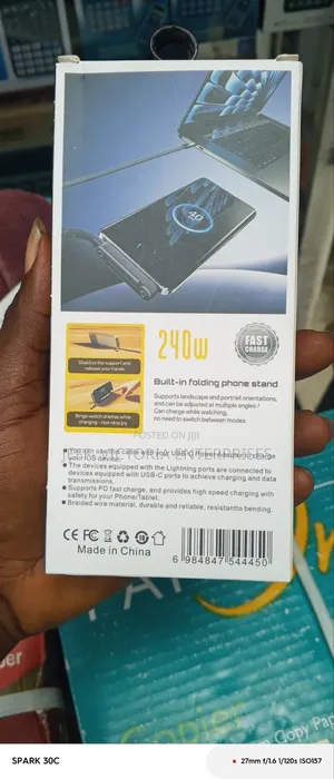 240w Phone Fast Charger Usb Cable