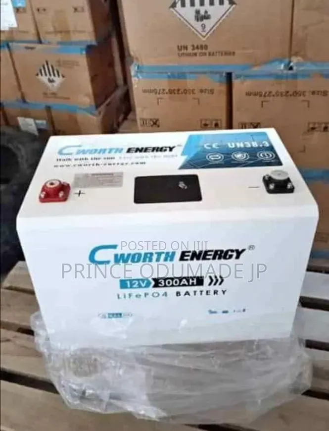 Cworth 12v 300ah Lithium Battery