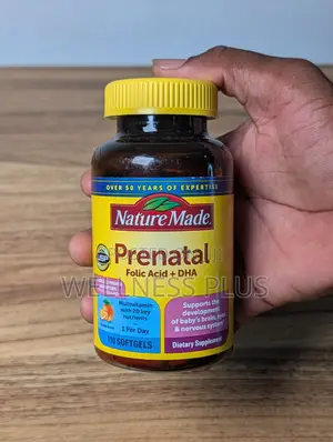 Nature Made Prenatal + Dha 90 Softgels | Usp Verified | Lagos